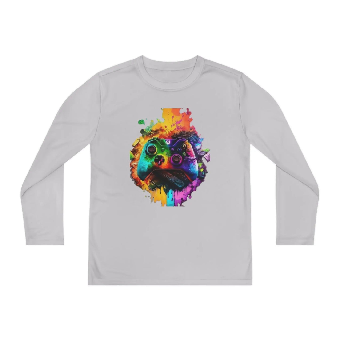 Gamer Shirt *Custom for Crabbie* Youth Long Sleeve Competitor Tee Printify