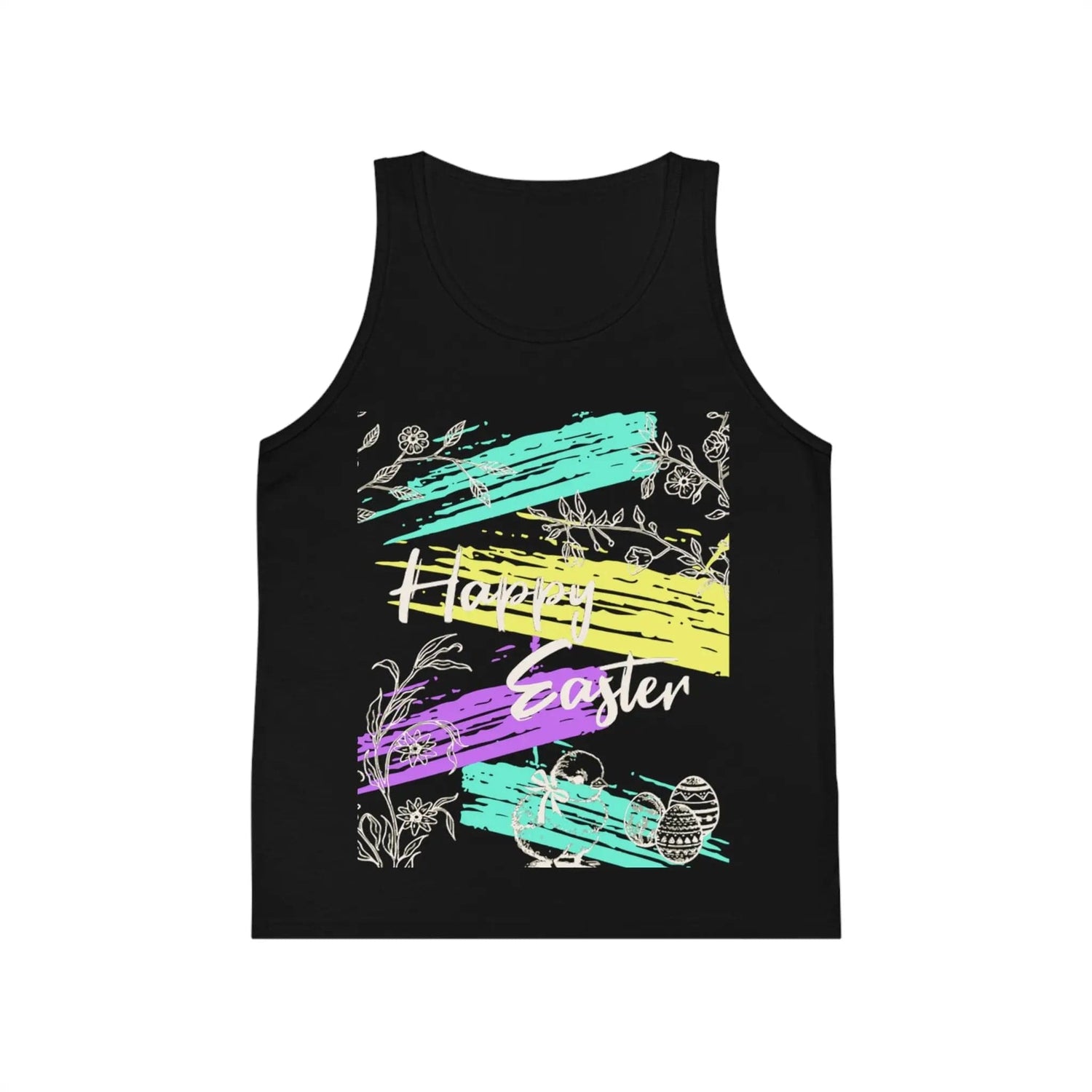 Happy Easter Kid's Jersey Tank Top in 5 great colors