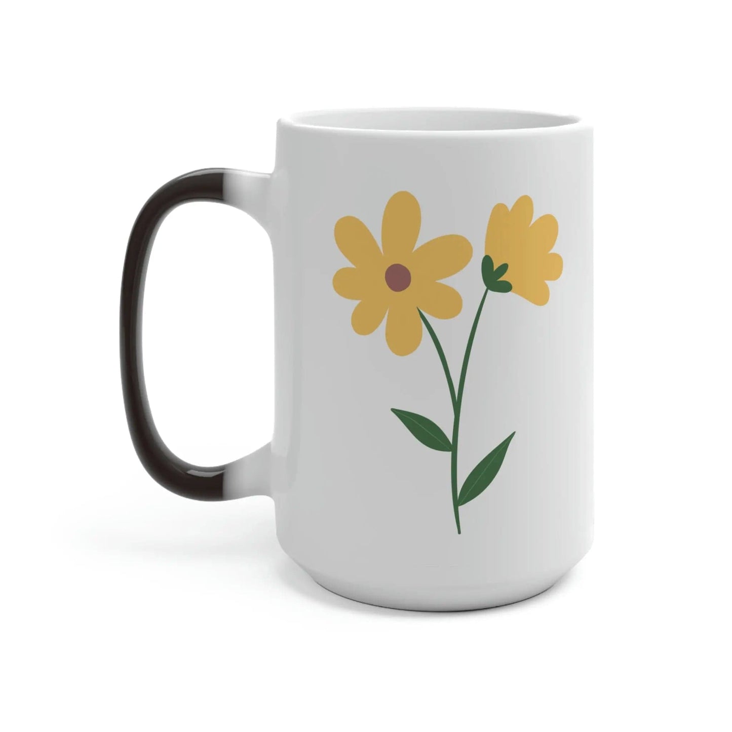 Happy Mother's day with flower Heat-activated Color Changing Mug