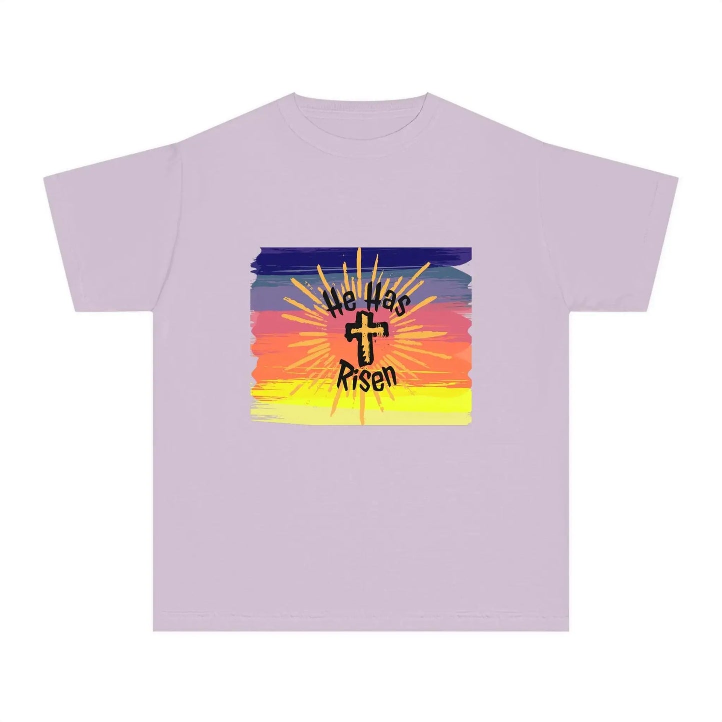 He is Risen! Youth Midweight Tee