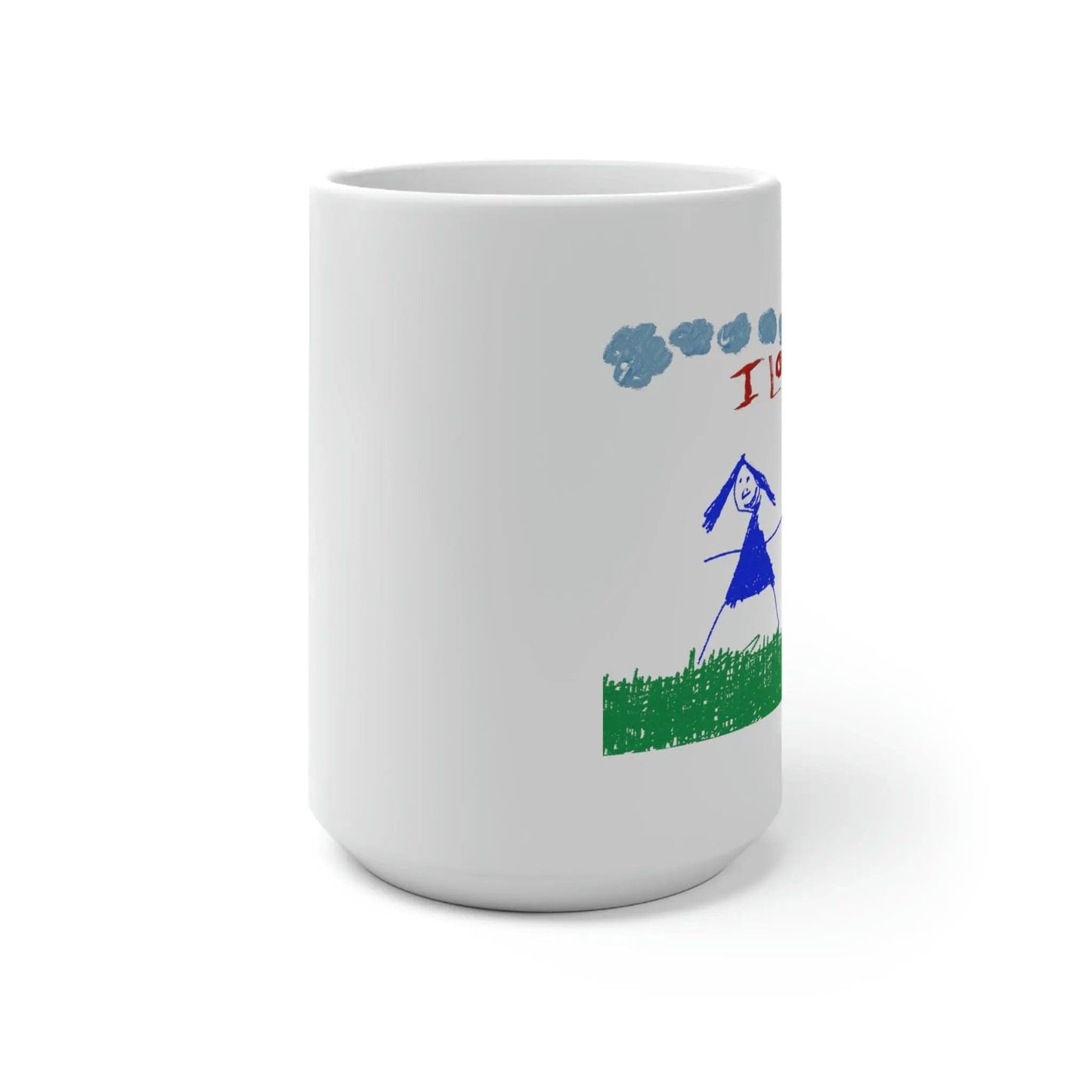 I love you Mom drawing Color Changing Mug