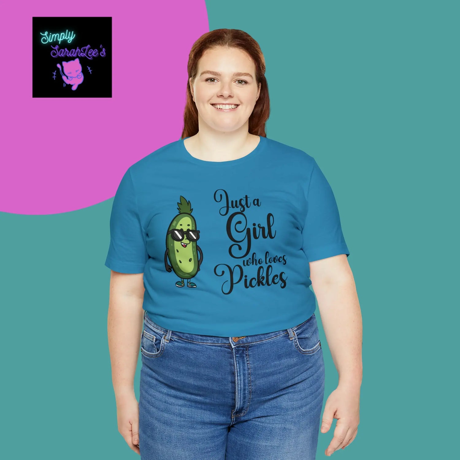 Just a Girl Who Loves Pickles *Custom for Elly* Unisex Jersey Short Sleeve Tee Printify