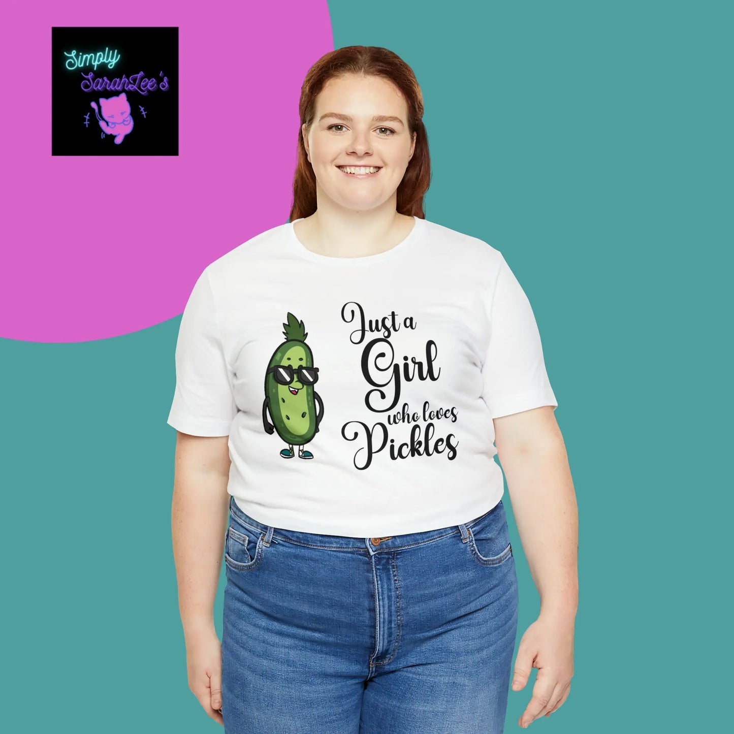 Just a Girl Who Loves Pickles *Custom for Elly* Unisex Jersey Short Sleeve Tee Printify