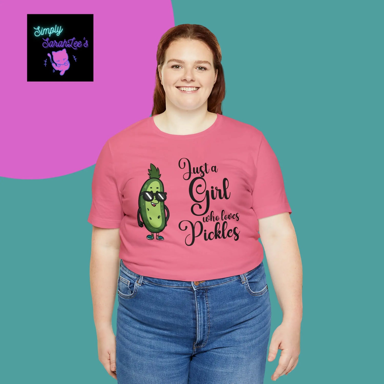 Just a Girl Who Loves Pickles *Custom for Elly* Unisex Jersey Short Sleeve Tee Printify