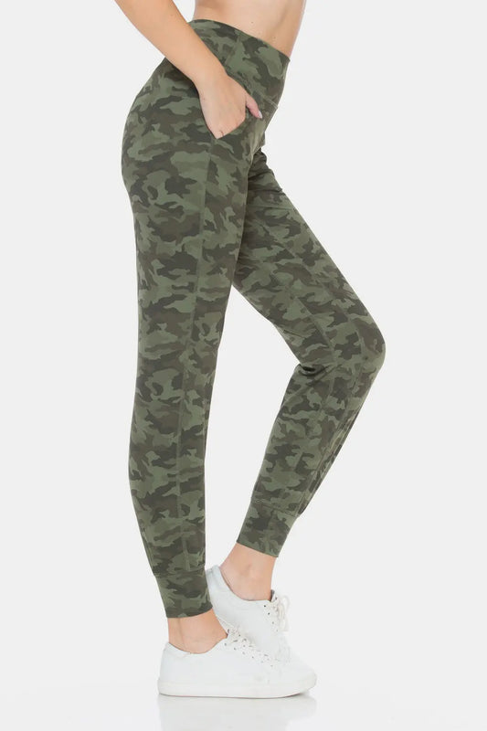 Leggings Depot Camouflage High Waist Leggings Trendsi