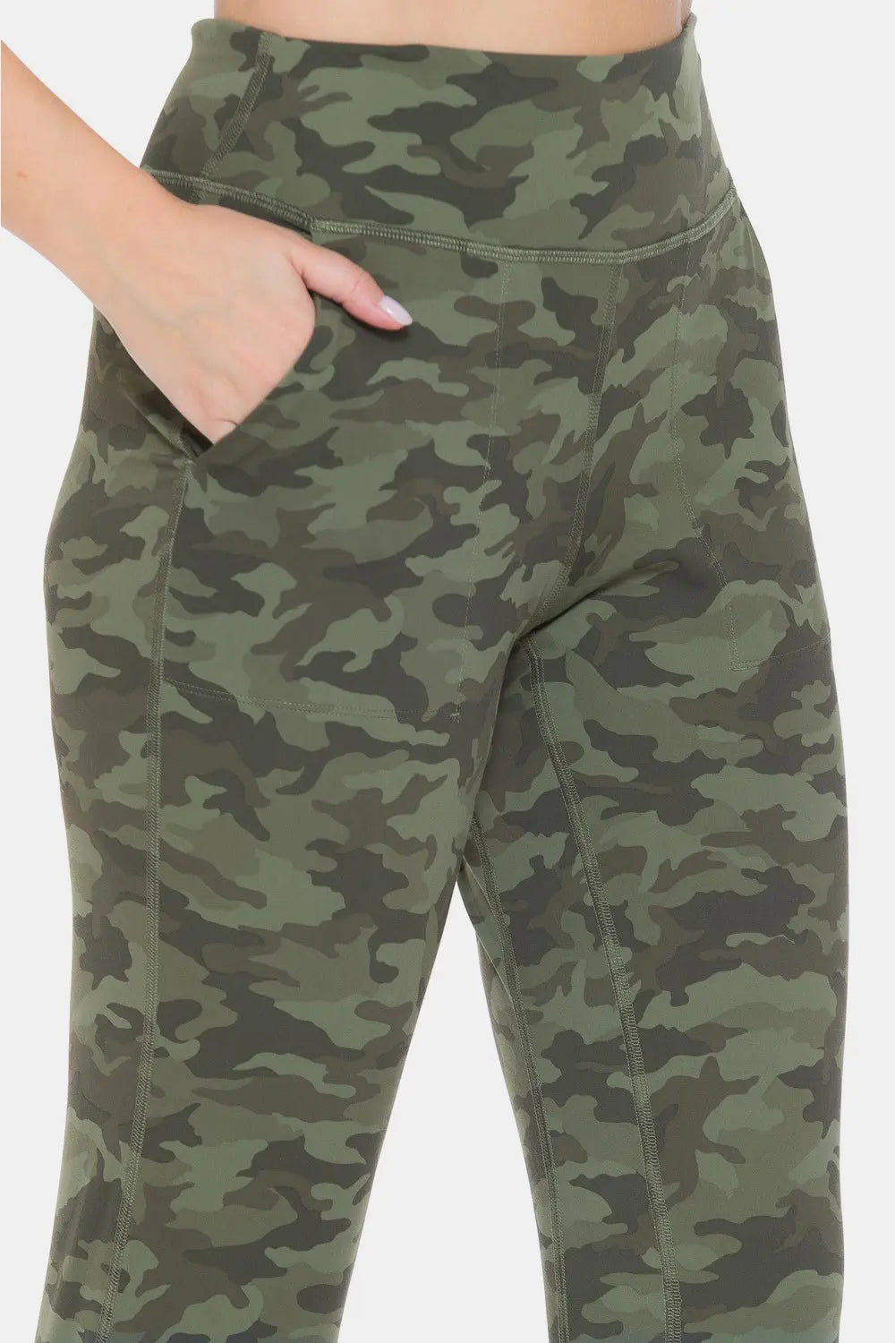 Leggings Depot Camouflage High Waist Leggings Trendsi