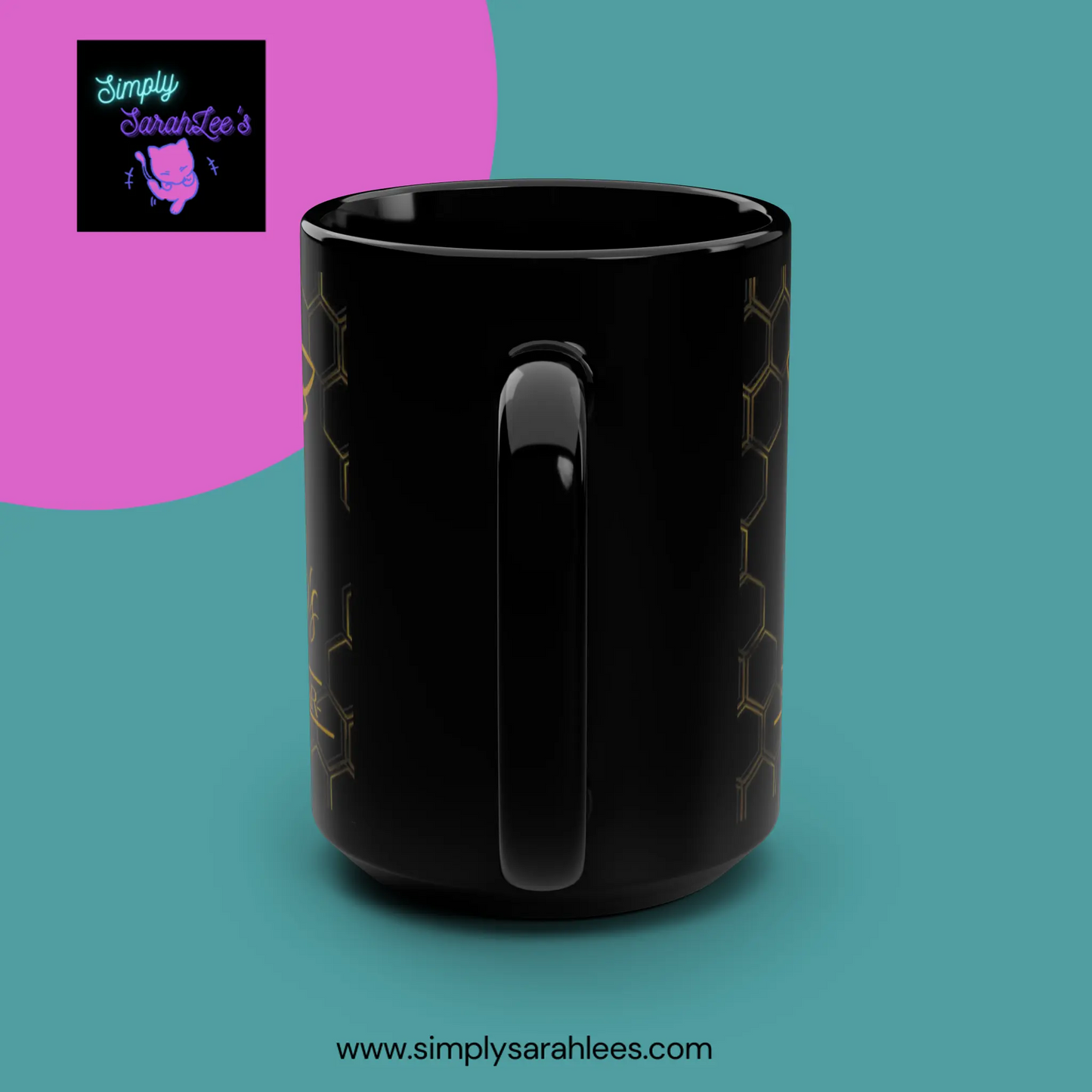 Logo Cup *Custom for Shibby* Black Mug, 15oz