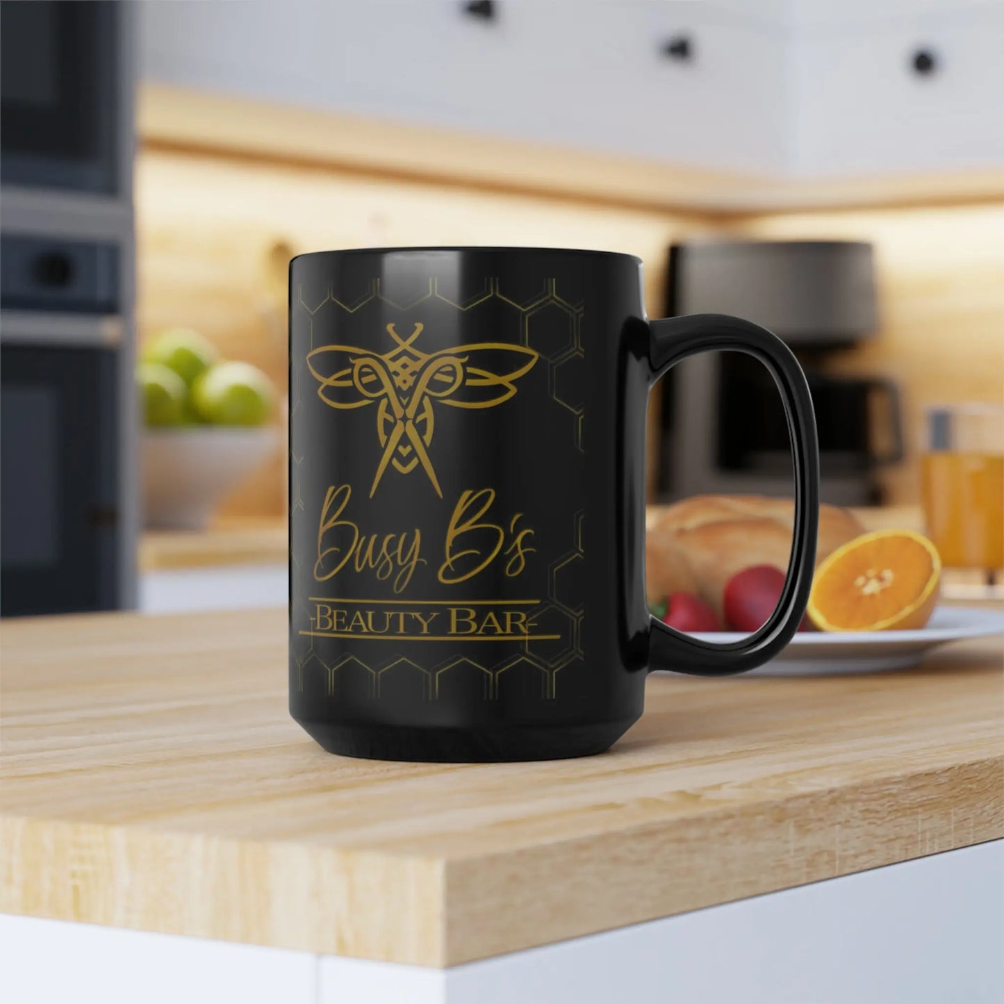 Logo Cup *Custom for Shibby* Black Mug, 15oz