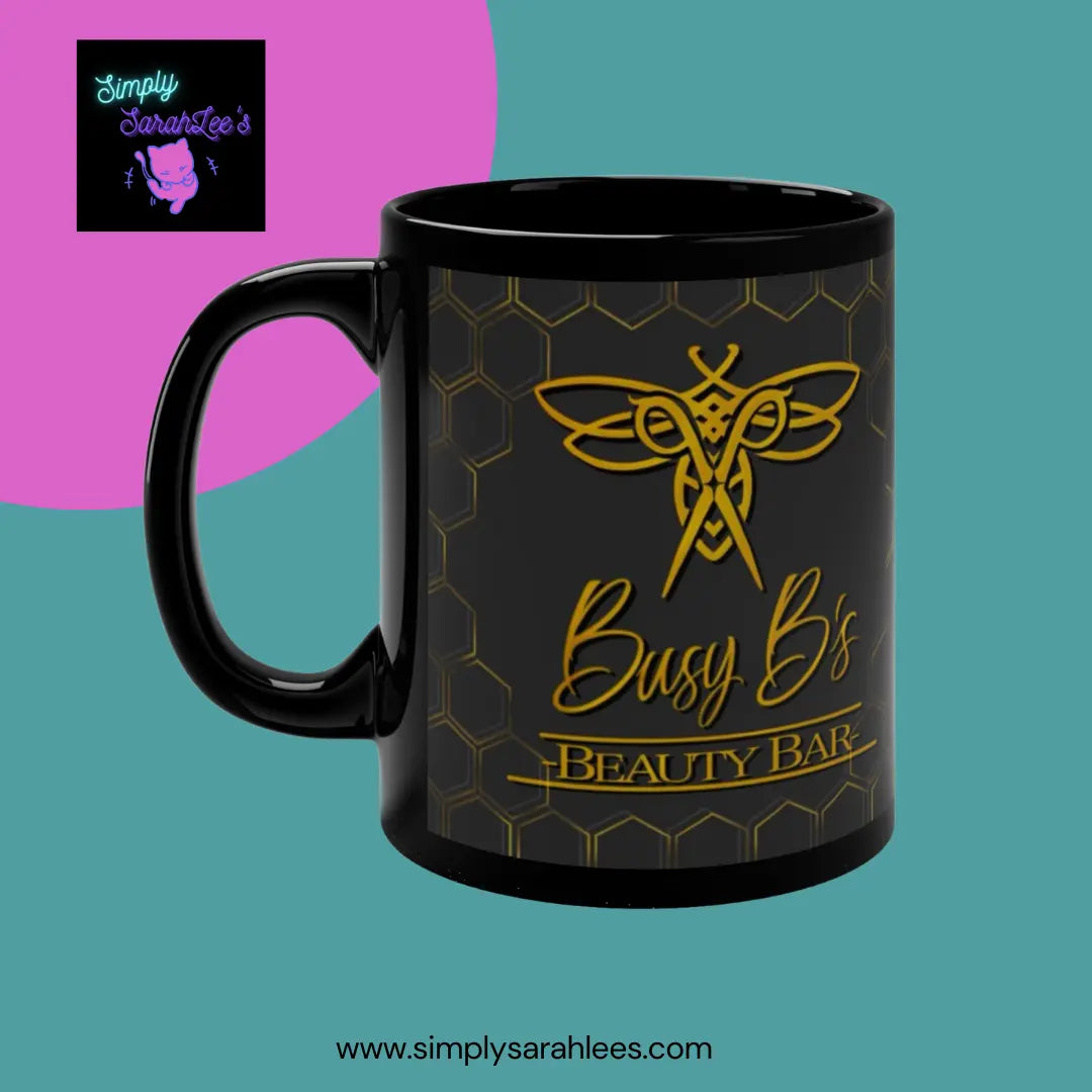 Logo cup *Custom for Shibby* 11oz Black Mug - Version 1