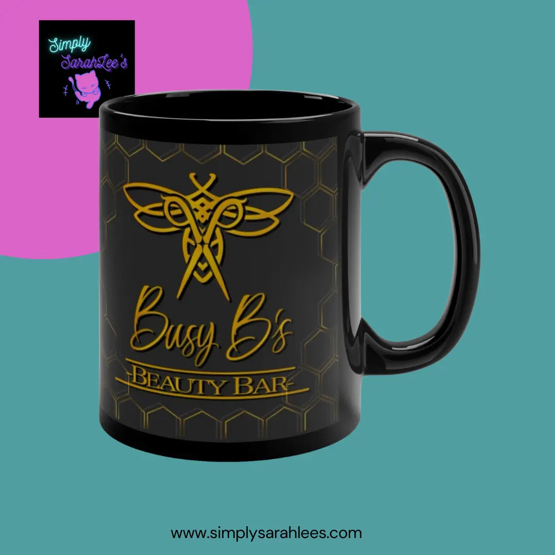 Logo cup *Custom for Shibby* 11oz Black Mug - Version 1