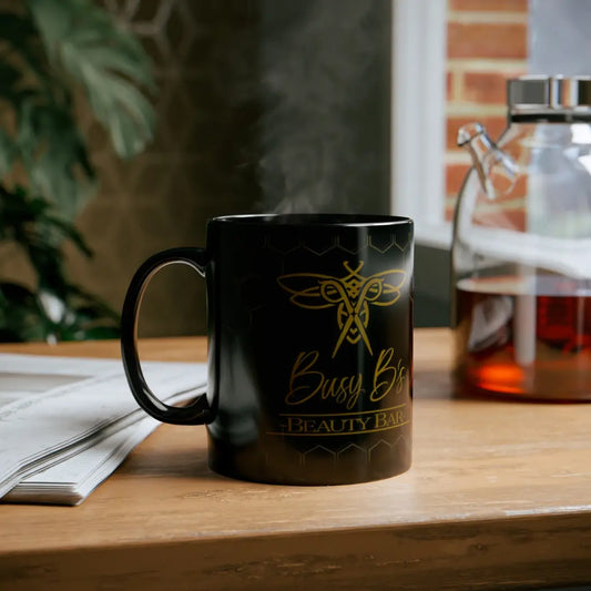 Logo cup *Custom for Shibby* 11oz Black Mug - Version 2