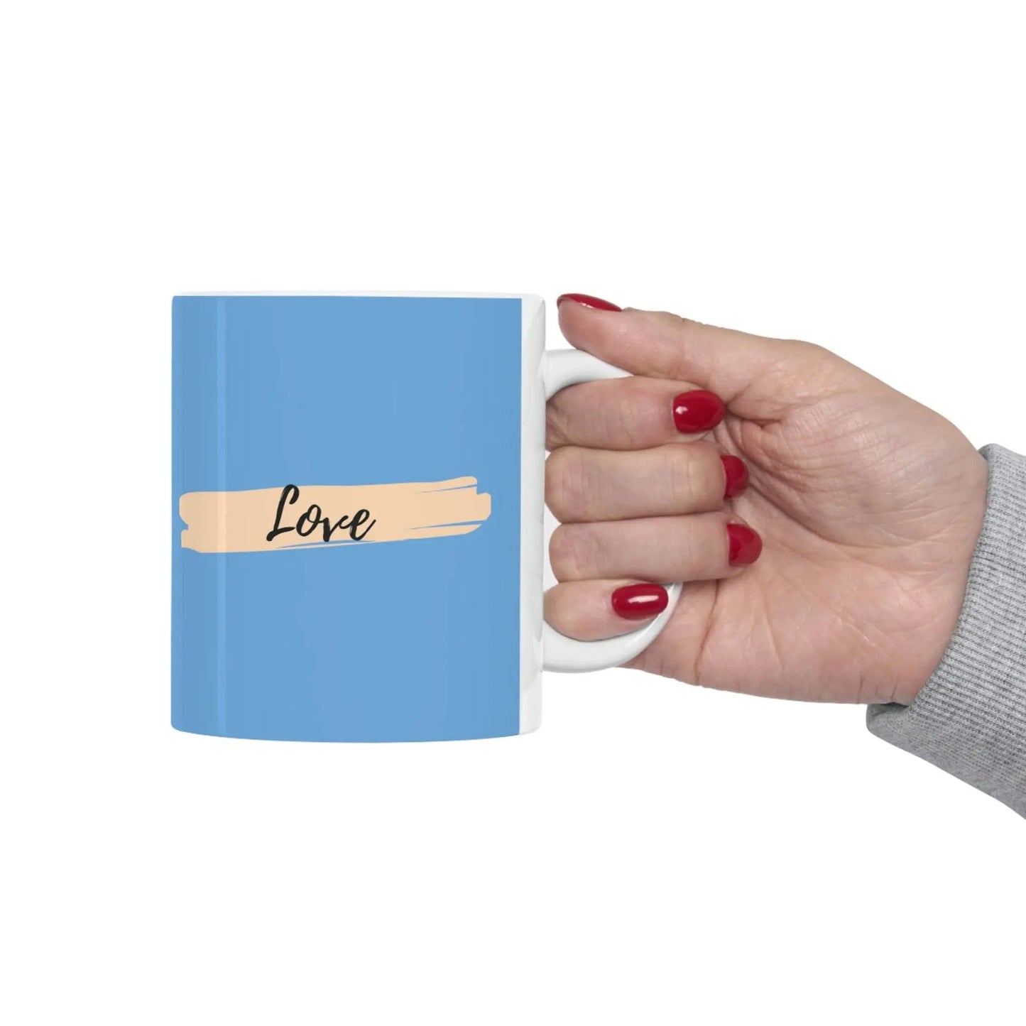 Love ASL American Sign Language Ceramic Mug 11oz