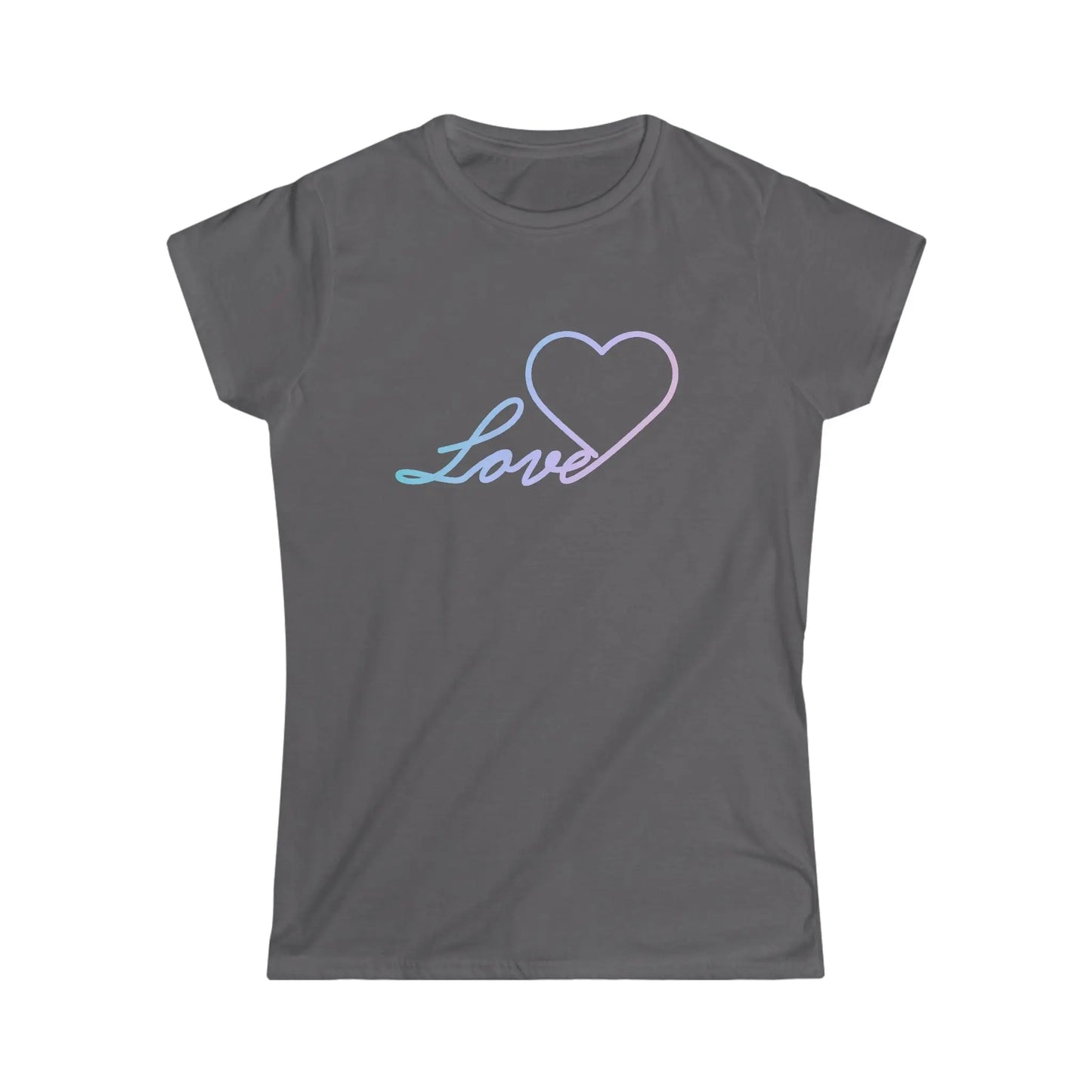 Love Heart Gradiant shirt *Custom for Barbara MK* Women's Softstyle Tee