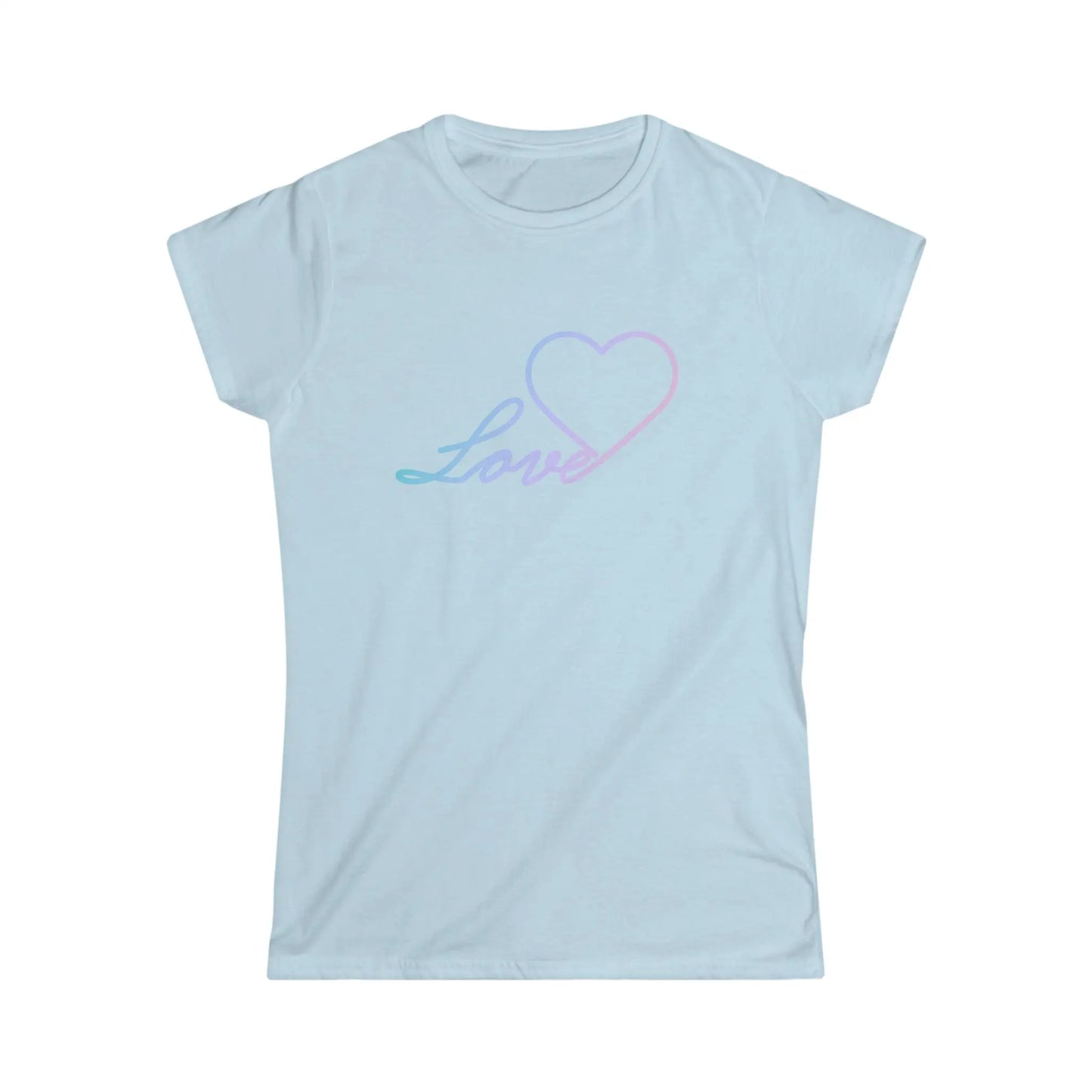 Love Heart Gradiant shirt *Custom for Barbara MK* Women's Softstyle Tee