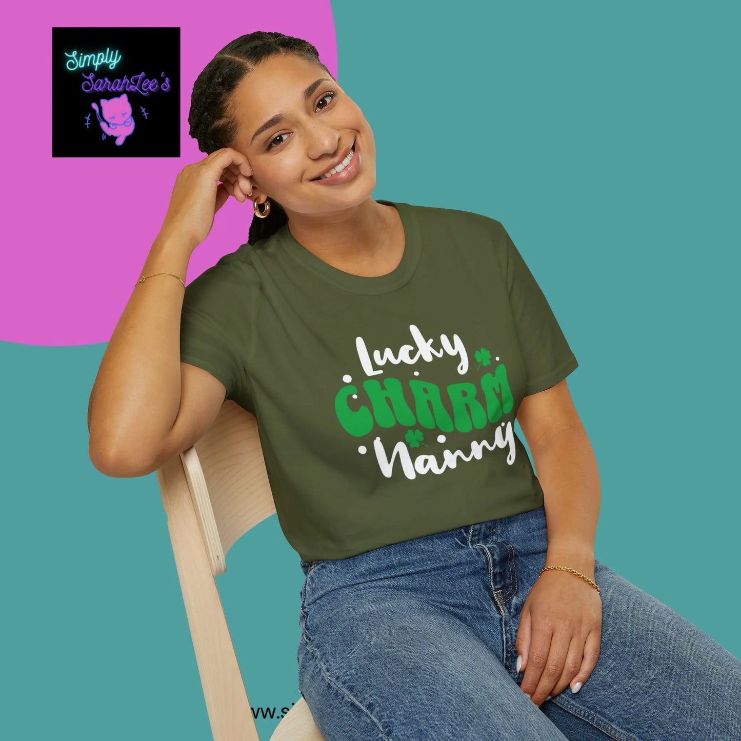 Lucky Charm Nanny Unisex Softstyle T-Shirt Printify