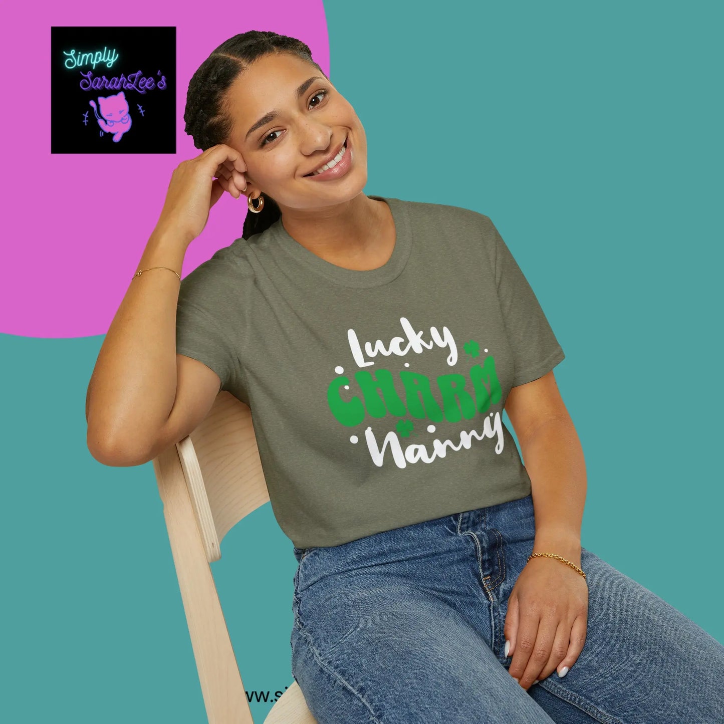 Lucky Charm Nanny Unisex Softstyle T-Shirt Printify