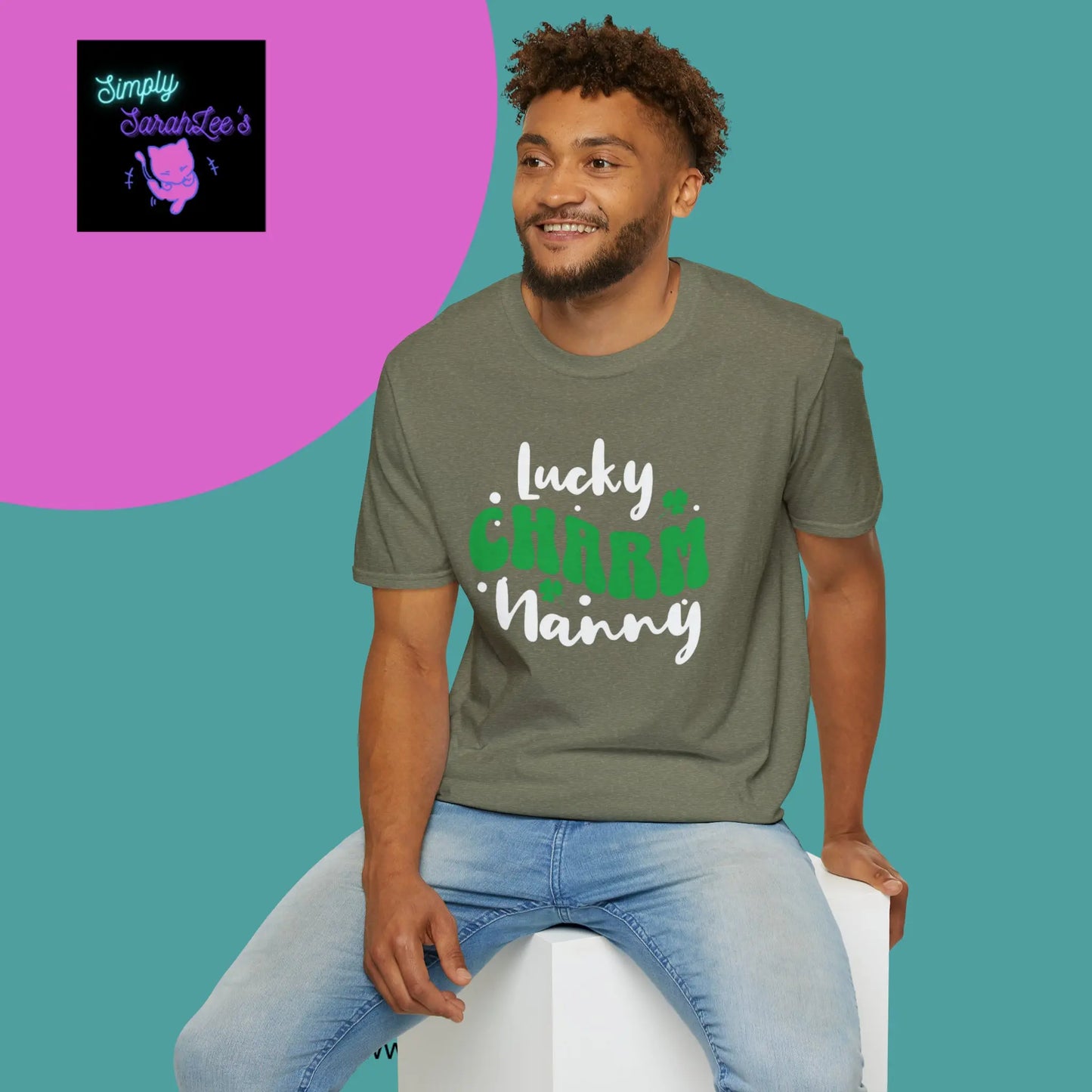 Lucky Charm Nanny Unisex Softstyle T-Shirt Printify