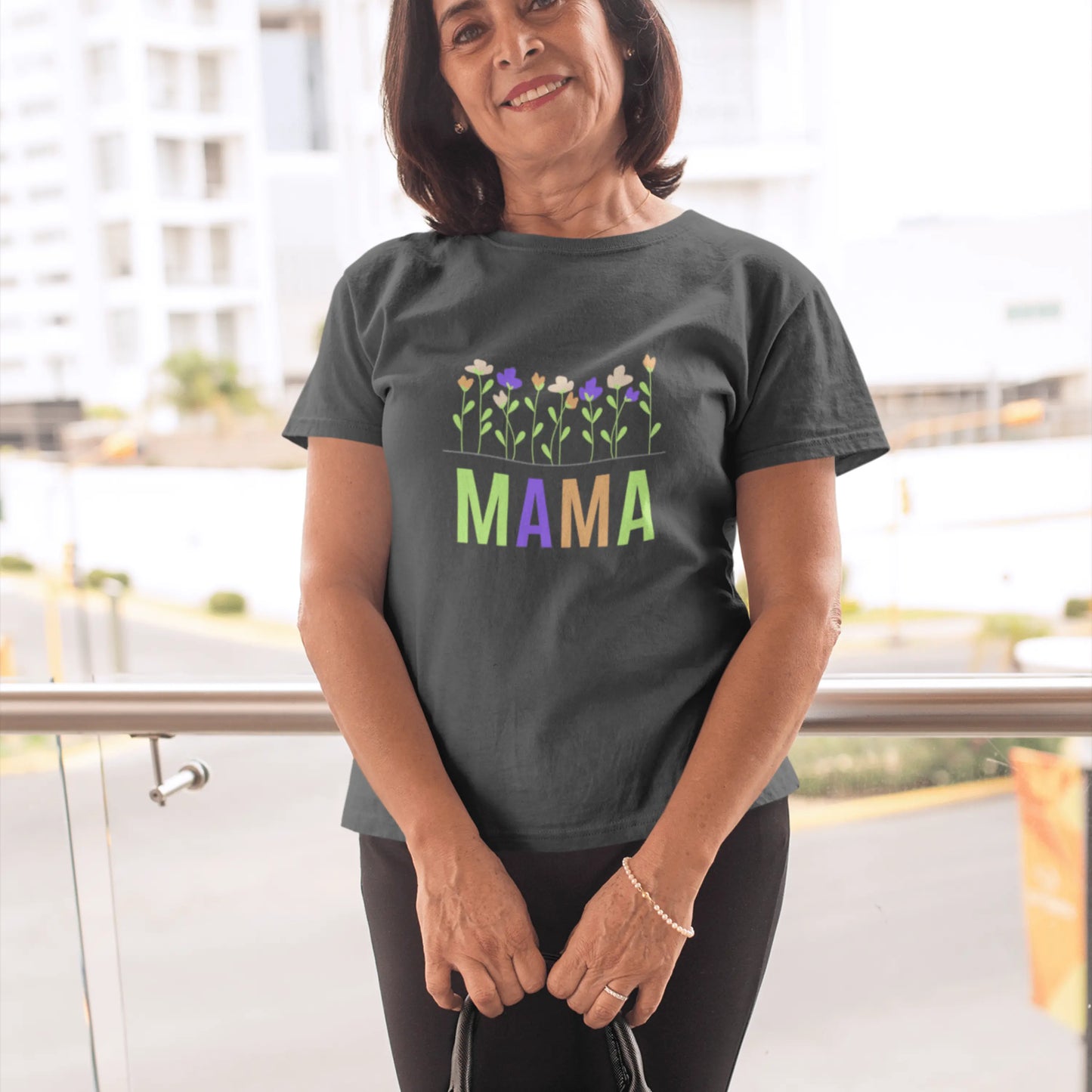 Mama with flowers Women's Favorite Tee