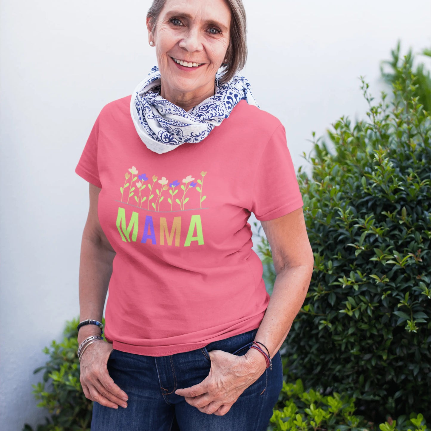 Mama with flowers Women's Favorite Tee