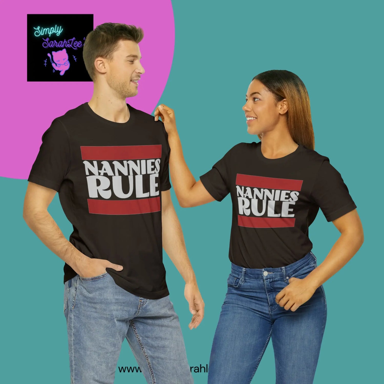 Nannies Rule Unisex Jersey Short Sleeve Tee Printify