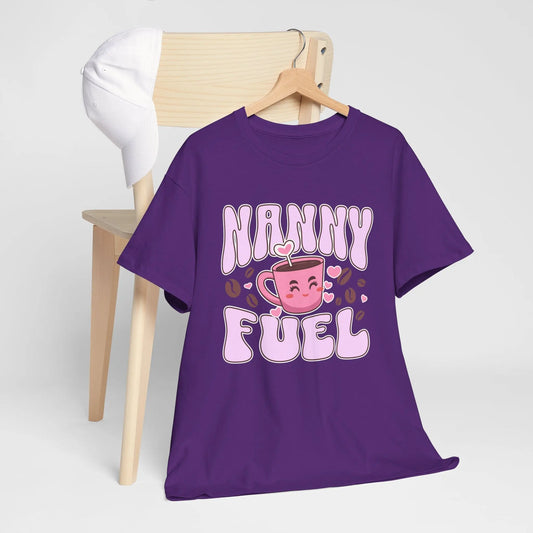 Nanny Fuel Coffee Cute Unisex Heavy Cotton Tee Printify