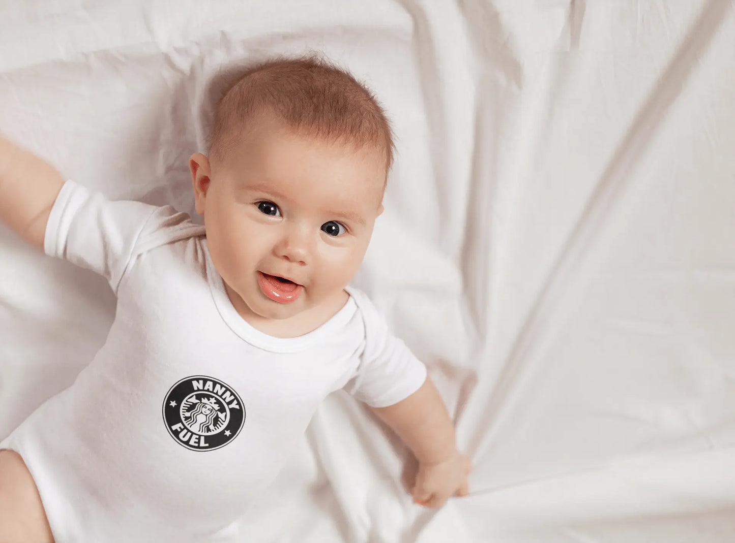 Nanny Fuel Coffee Lover's Infant Fine Jersey Bodysuit