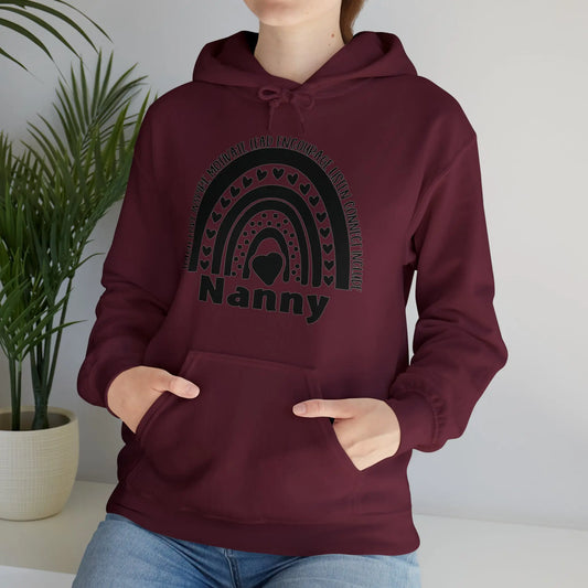 Nanny Rainbow Unisex Heavy Blend Hooded Sweatshirt