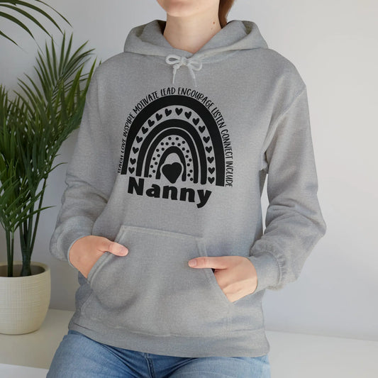 Nanny Rainbow Unisex Heavy Blend Hooded Sweatshirt