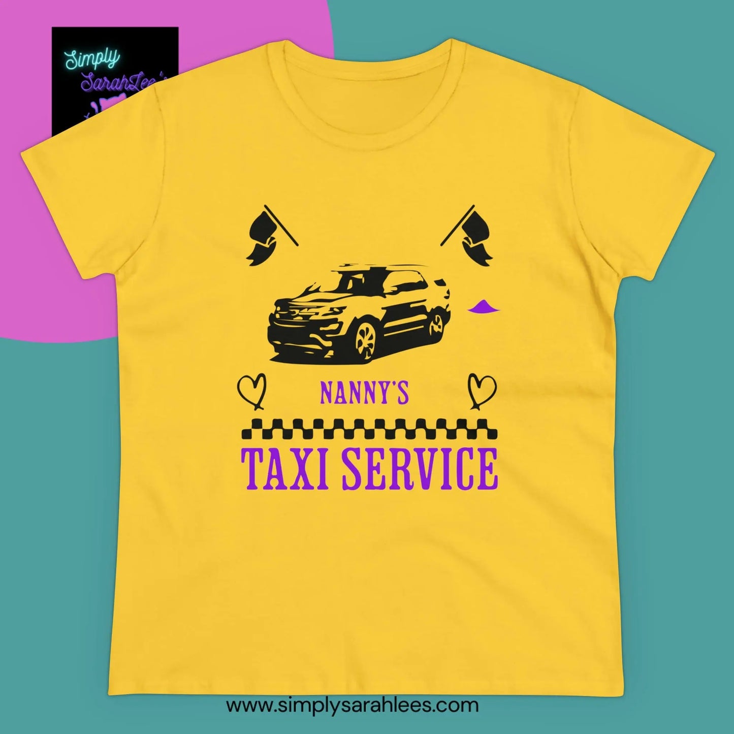 Nanny's Taxi Service Women's Midweight Cotton Tee