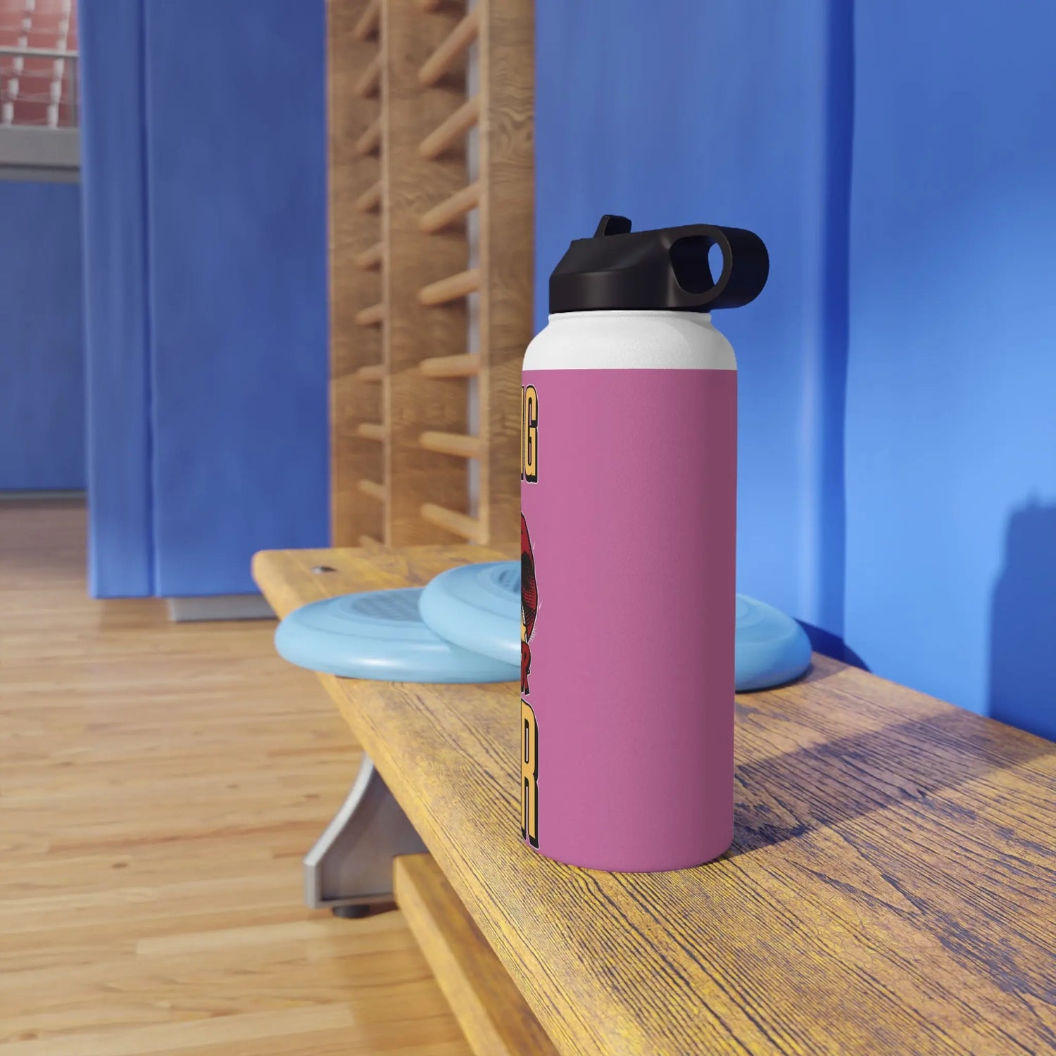 Nannying is a Super Power - Female - Stainless Steel Water Bottle, Standard Lid Printify