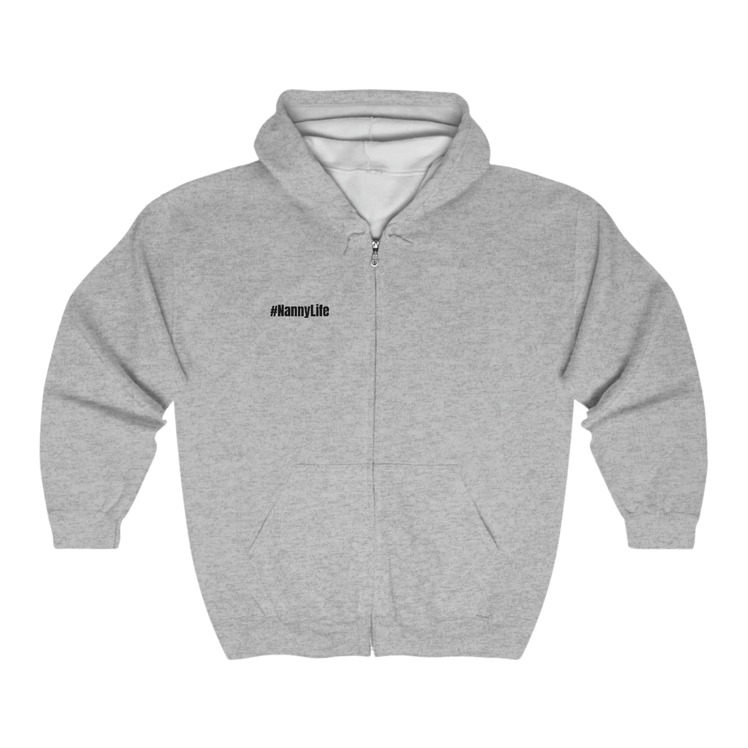 Nannying is a Super Power - Female - Unisex Heavy Blend™ Full Zip Hooded Sweatshirt (2 sided) Printify