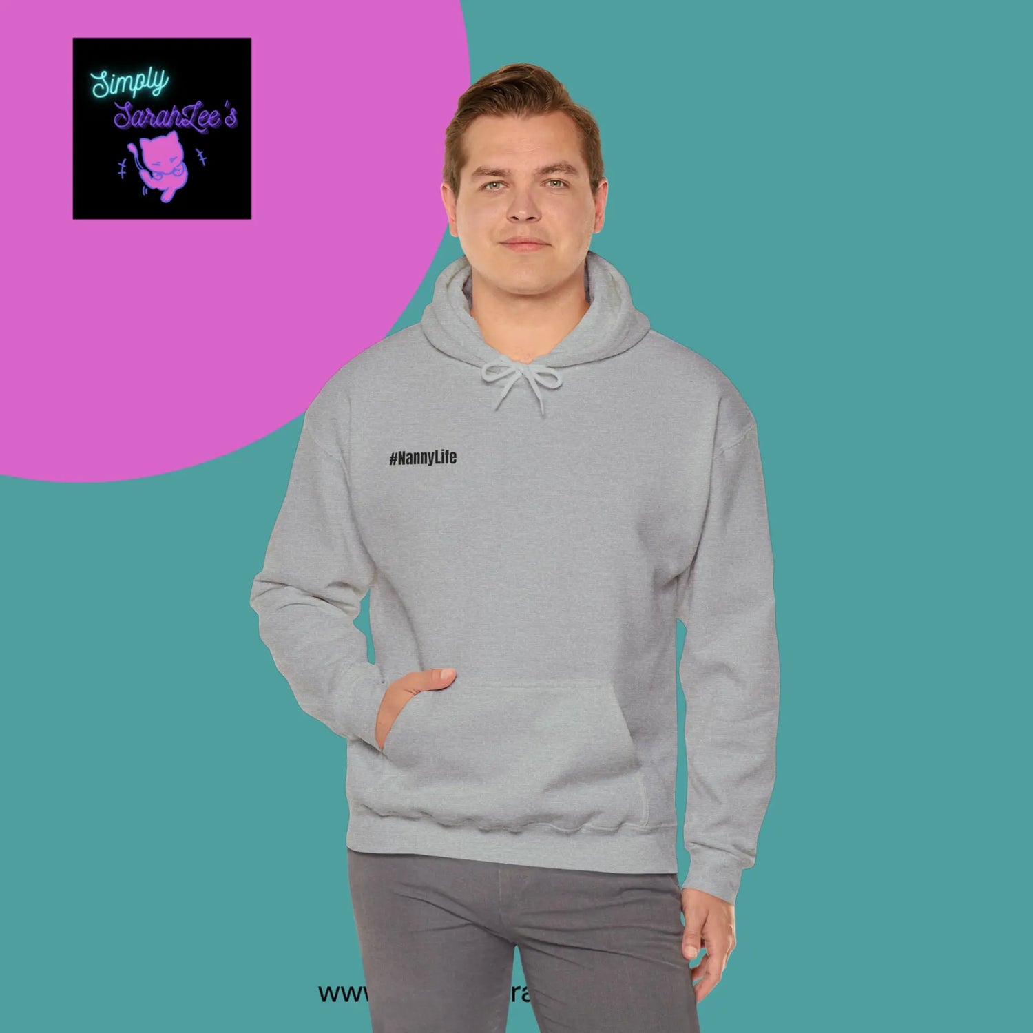 Nannying is a Super Power - Male Nanny- Unisex Heavy Blend Hoodie Printify