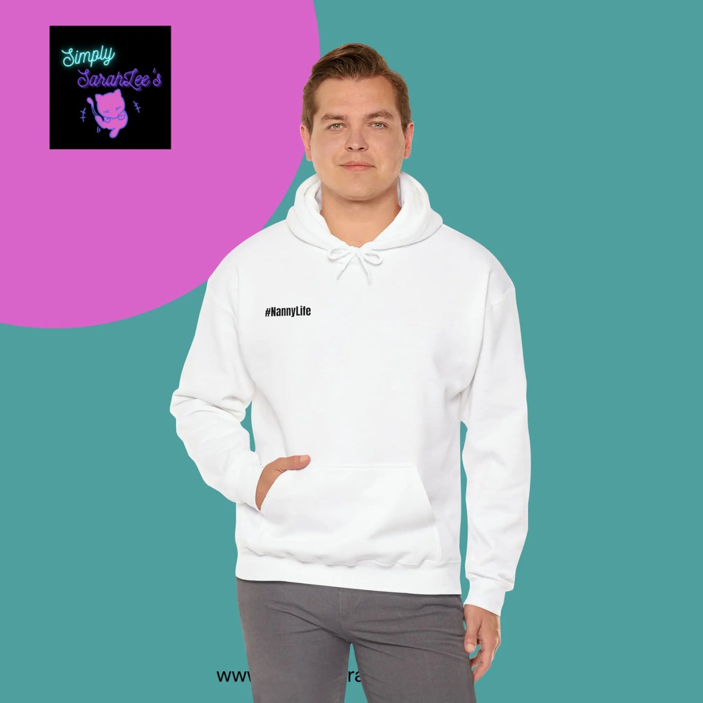 Nannying is a Super Power - Male Nanny- Unisex Heavy Blend Hoodie Printify