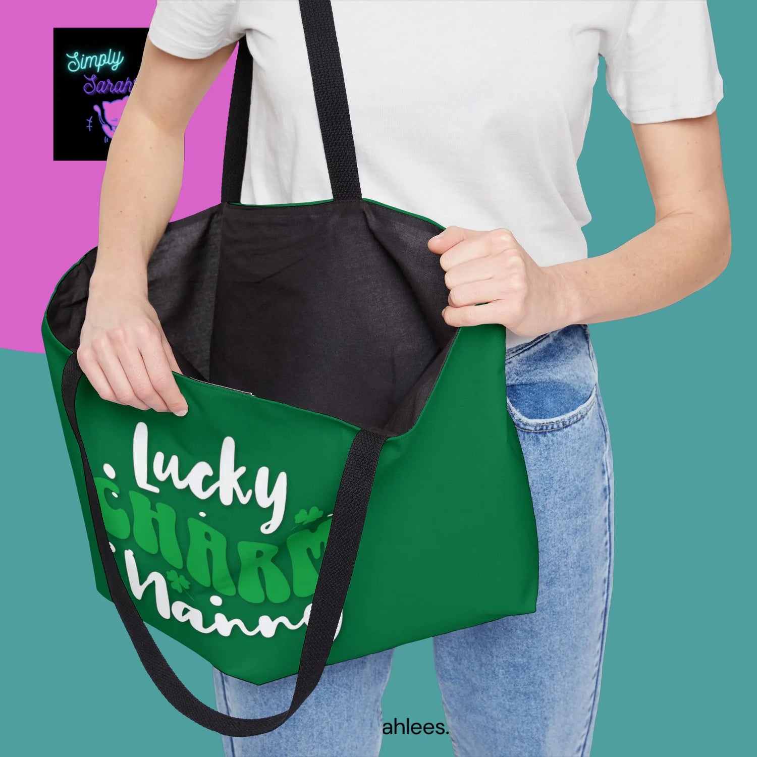 One Lucky Nanny Weekender Tote Bag Printify