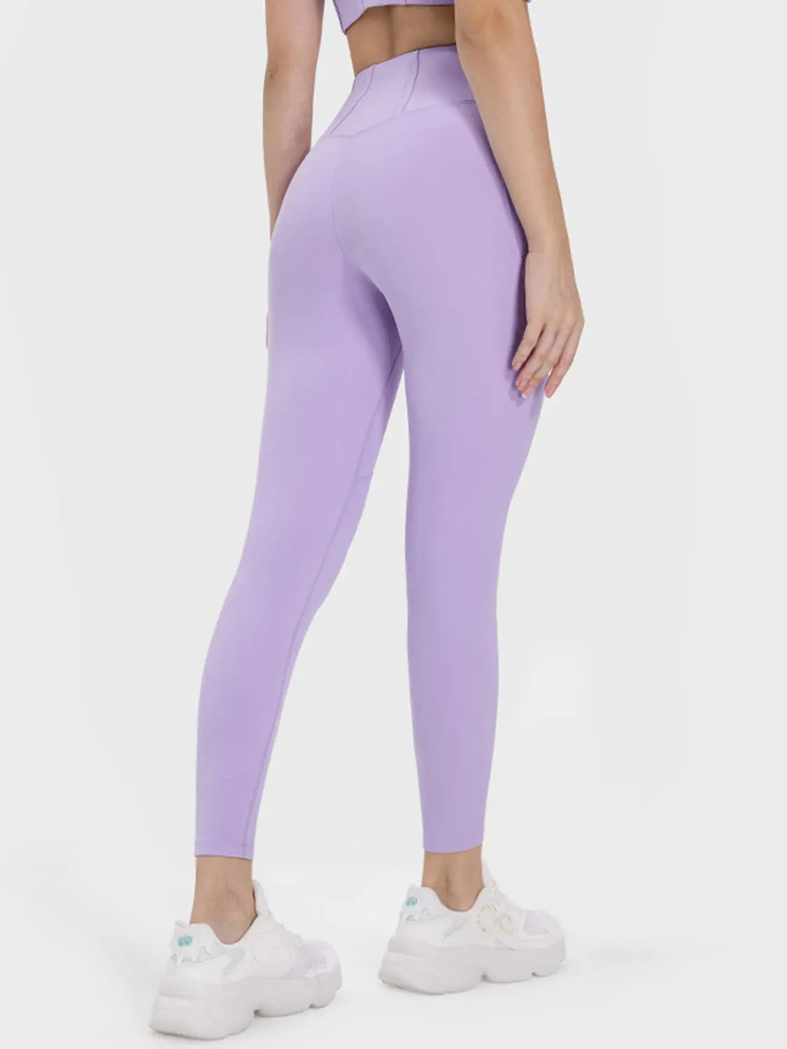 Pocketed High Waist Active Leggings Trendsi