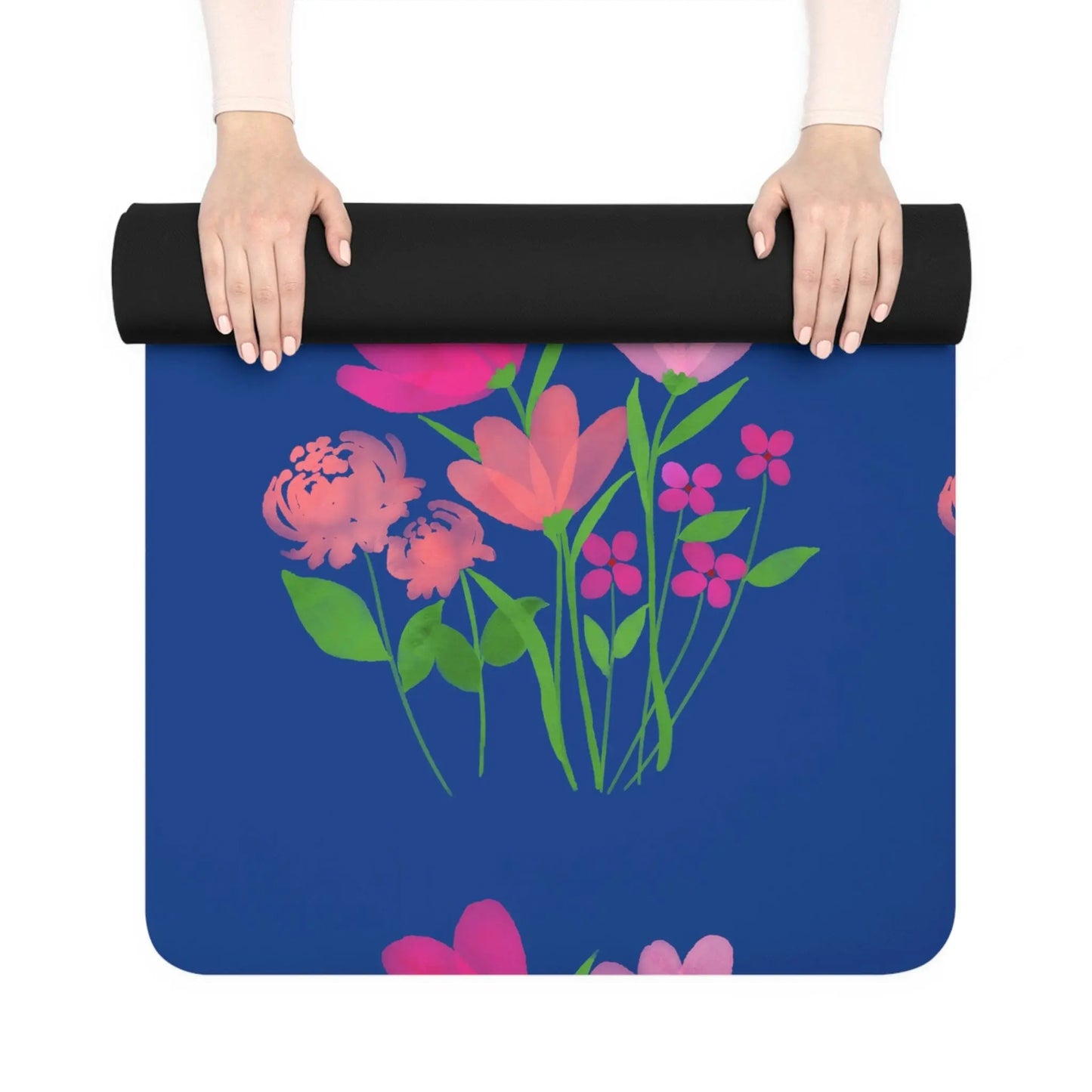 Pretty flowers Rubber Yoga Mat