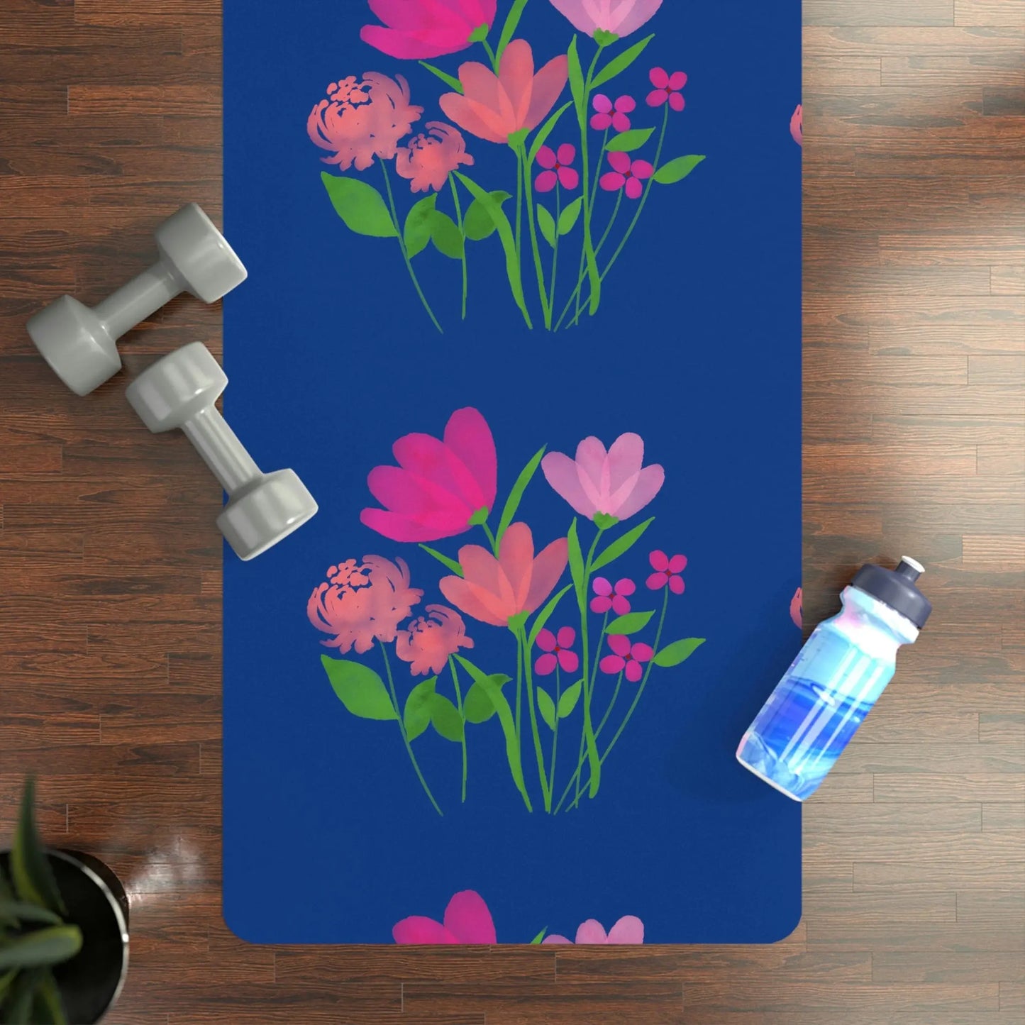 Pretty flowers Rubber Yoga Mat