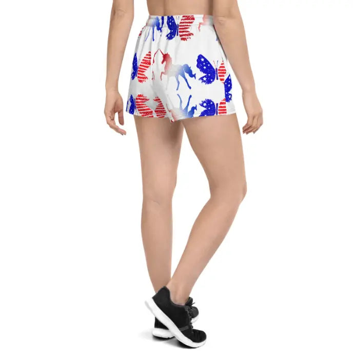 RWB Butterfly Unicorn Women’s Recycled Pocket Shorts