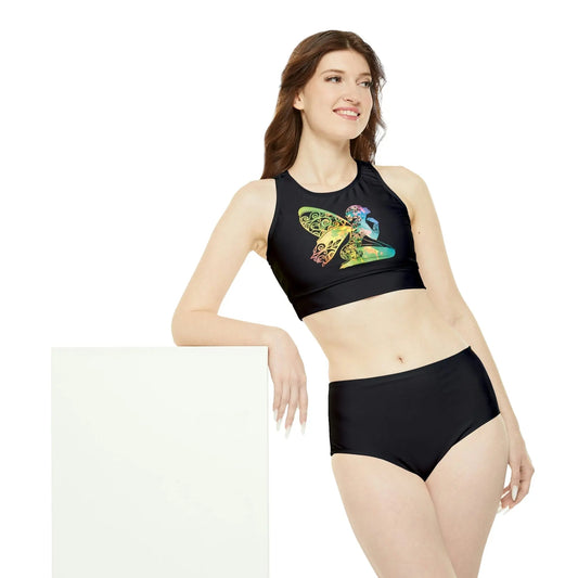 Rainbow Broken Fairy, Fae Sporty Bikini Set