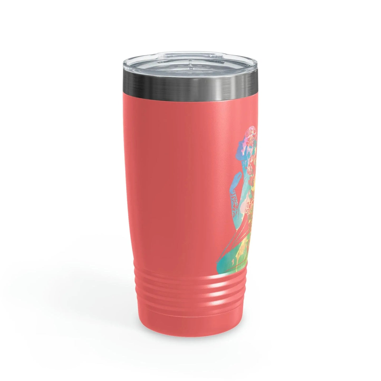 Rainbow Broken Fairy, Ringneck Tumbler with lid, 20oz