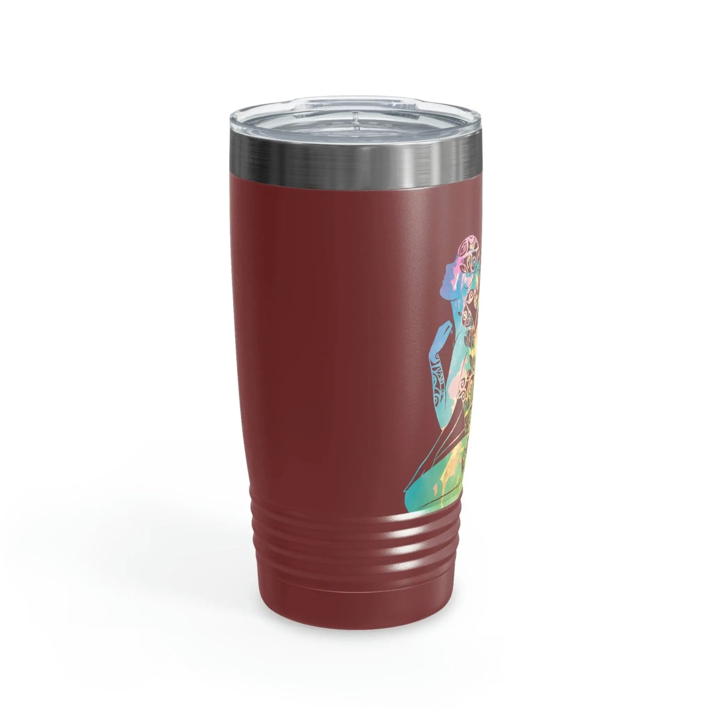 Rainbow Broken Fairy, Ringneck Tumbler with lid, 20oz