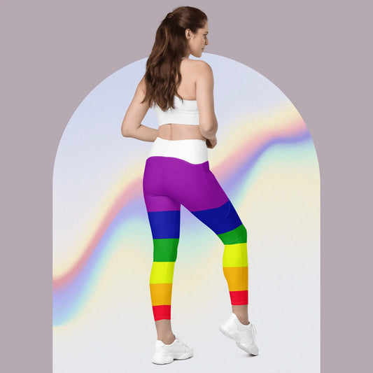 Rainbow pants with Pockets purple top