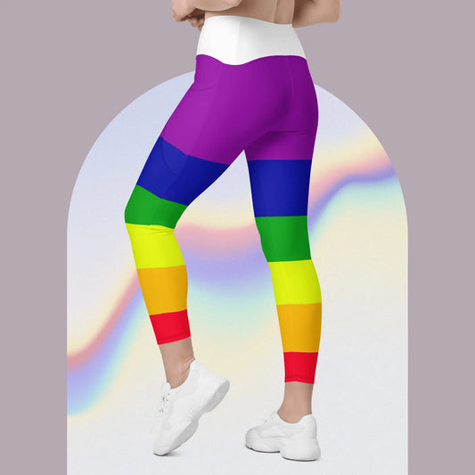 Rainbow pants with Pockets purple top