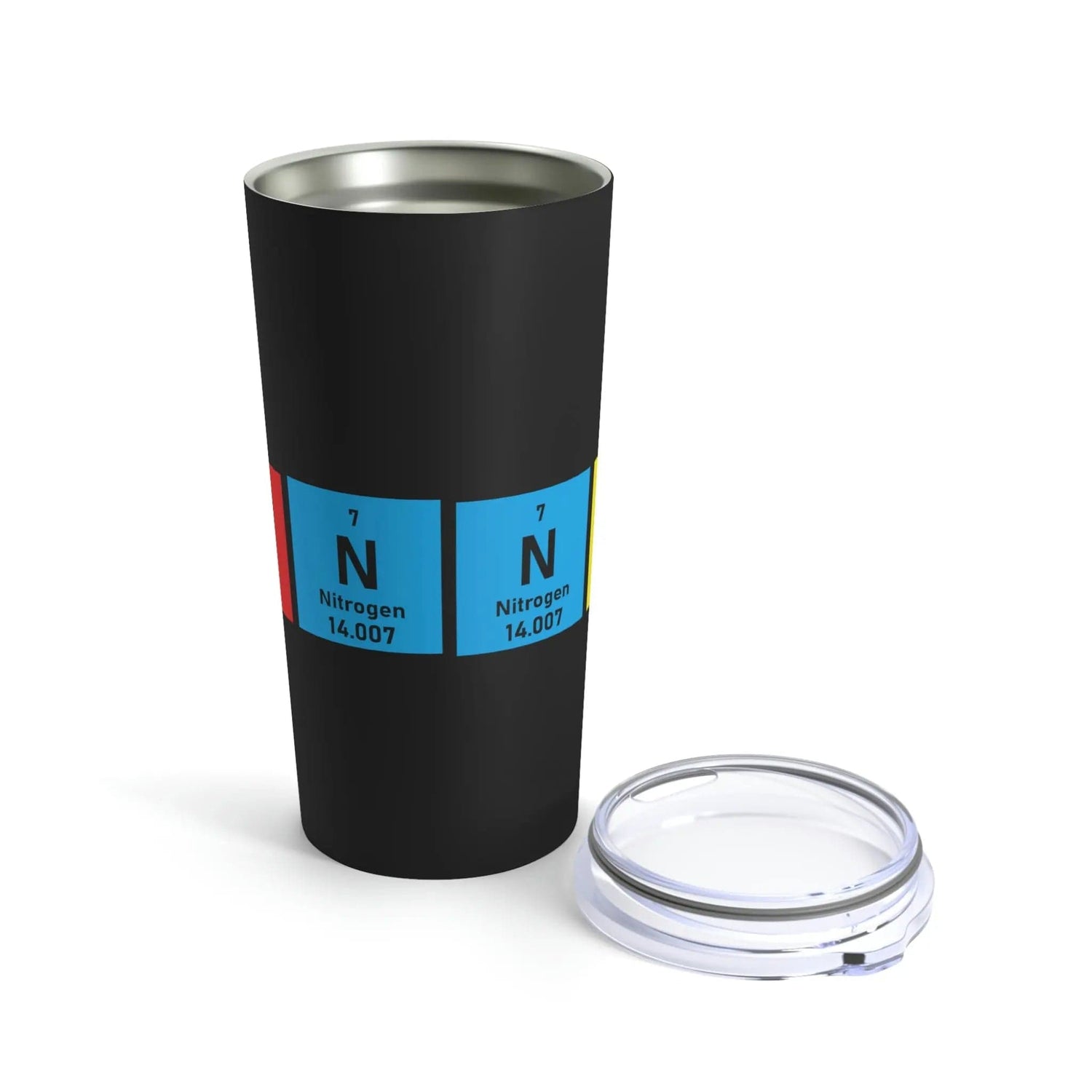 Scientific Periodic Table Elements Nanny Black Tumbler, 20oz