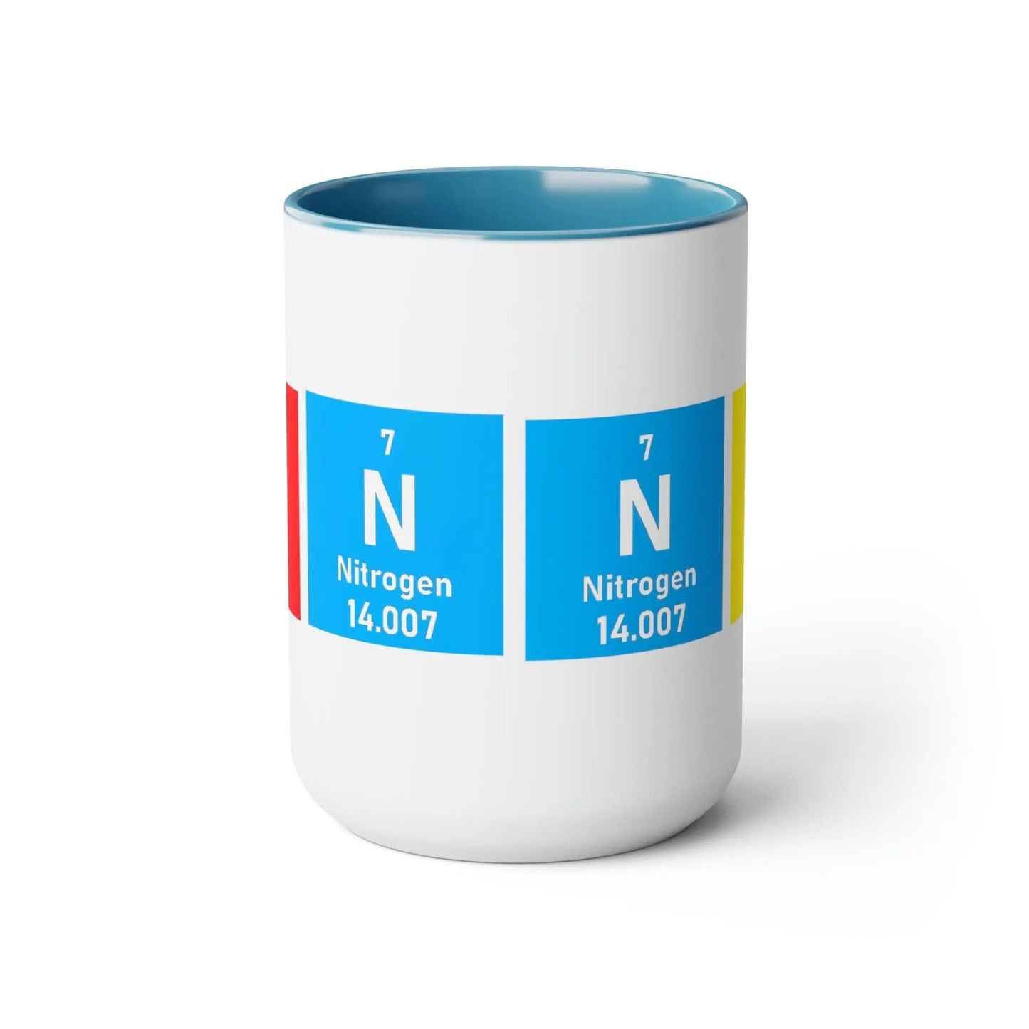 Scientific Periodic Table Elements Nanny Two-Tone Coffee Mugs, 15oz