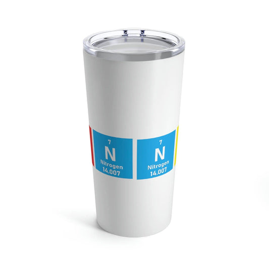 Scientific Periodic Table Elements Nanny White Tumbler, 20oz 20oz