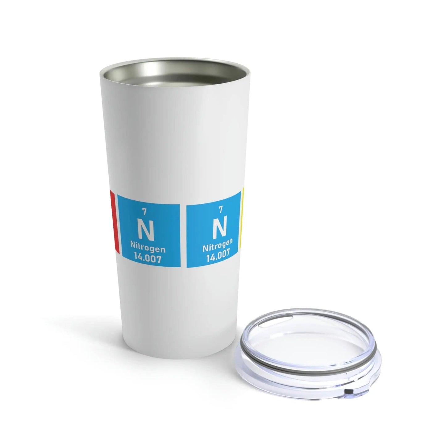 Scientific Periodic Table Elements Nanny White Tumbler, 20oz