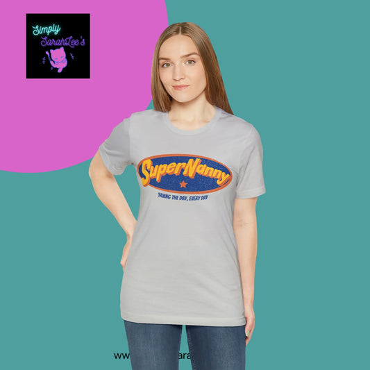 Super Nanny Saving the Day Unisex Jersey Short Sleeve Tee Printify