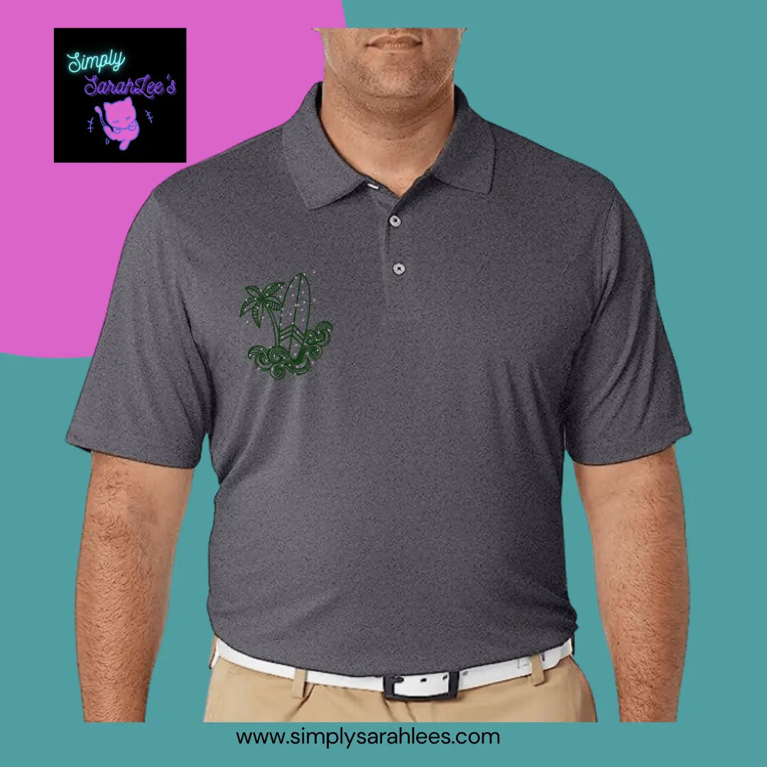 Surf Man Polo Shirt *Custom for Emtrix