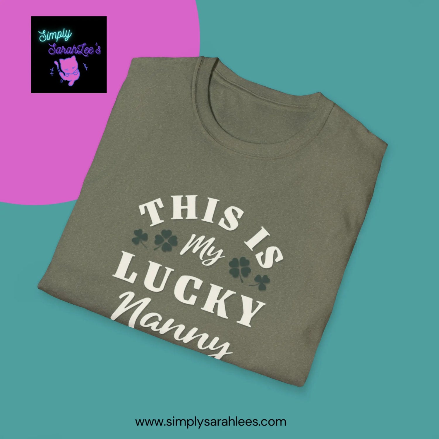 This is my Lucky Nanny Shirt Unisex Softstyle T-Shirt Printify